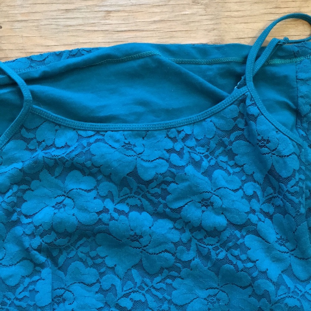 ***SOLD*** Aeropostale Cami S Turquoise Camisole